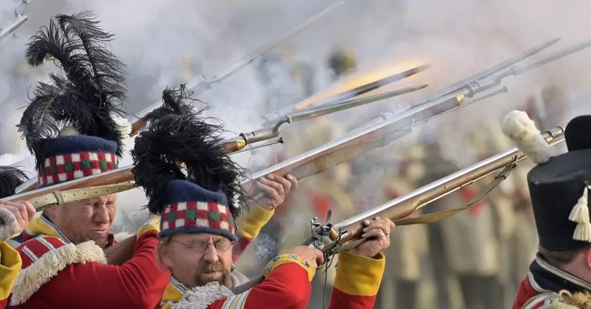 Enthusiasts re-enact bloody 19th-century Battle of Leipzig