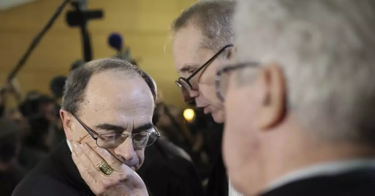 The Latest: French cardinal convicted of not reporting abuse