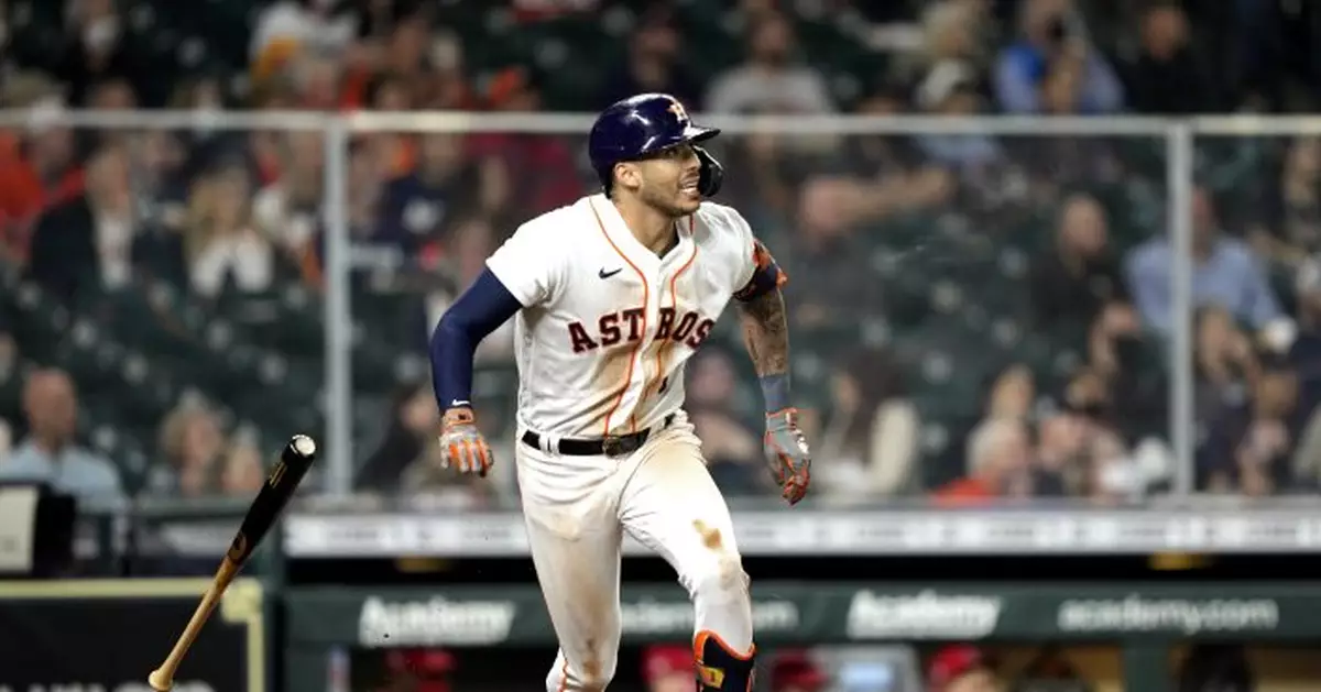Bregman has 3 RBIs, Astros end skid with 8-2 win over Angels