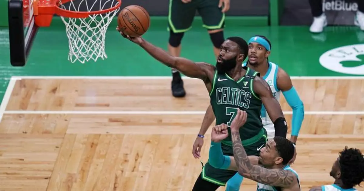 Celtics rebound behind Brown, Tatum, beat Hornets 120-111