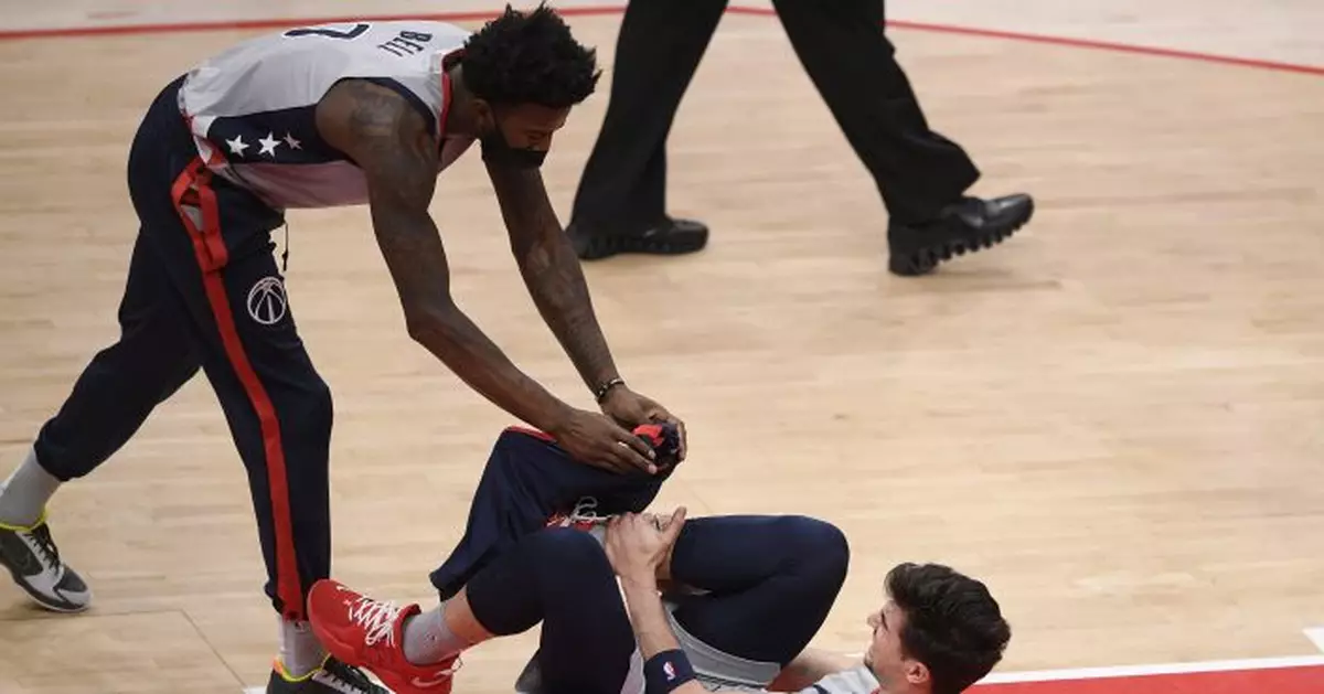 Wizards rookie Avdija done for season with broken right leg