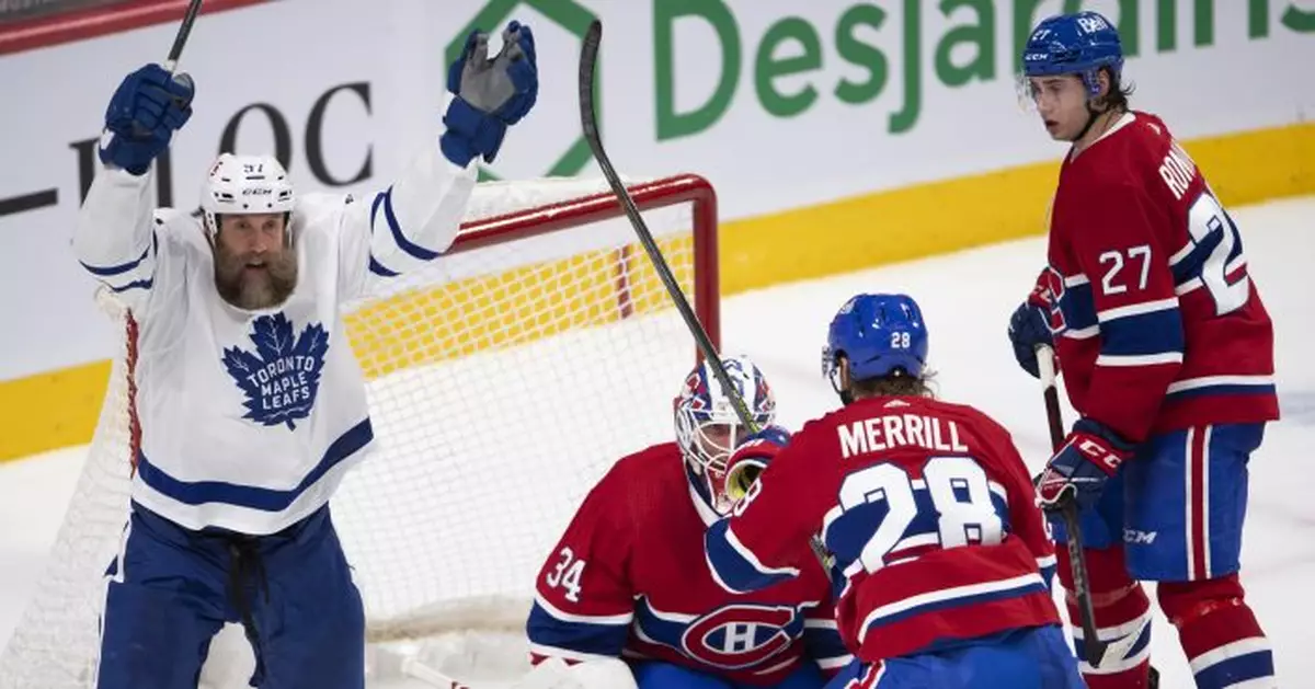 Maple Leafs beat Canadiens 4-1 to clinch playoff spot