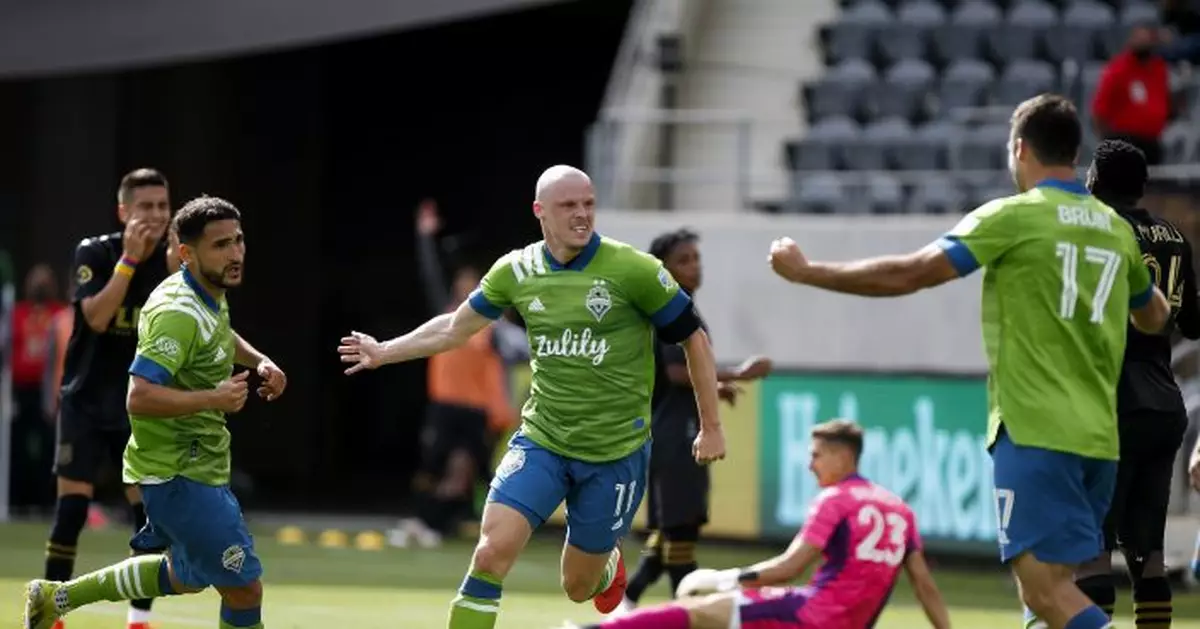 The Latest: All Seattle Sounders players, staff vaccinated