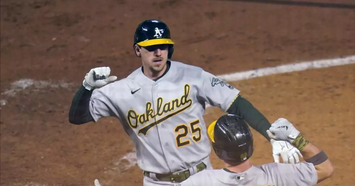 A&#039;s hit four homers to back Montas, beat Twins 6-1