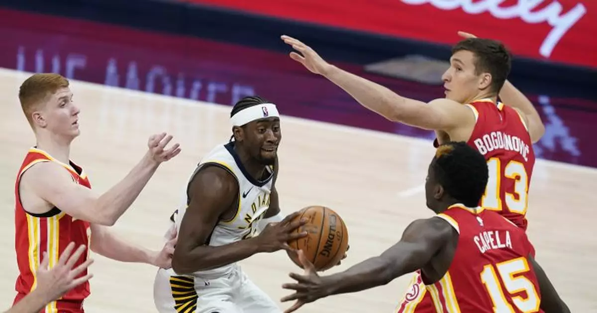 LeVert&#039;s late burst helps Pacers beat Hawks 133-126