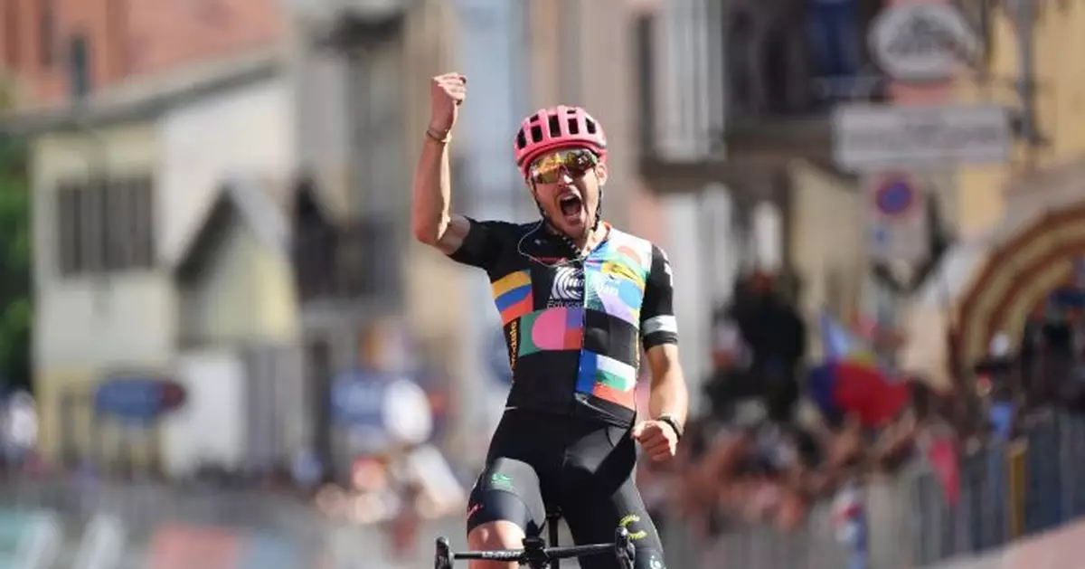 Bettiol gets 1st Grand Tour stage win, Bernal keeps lead