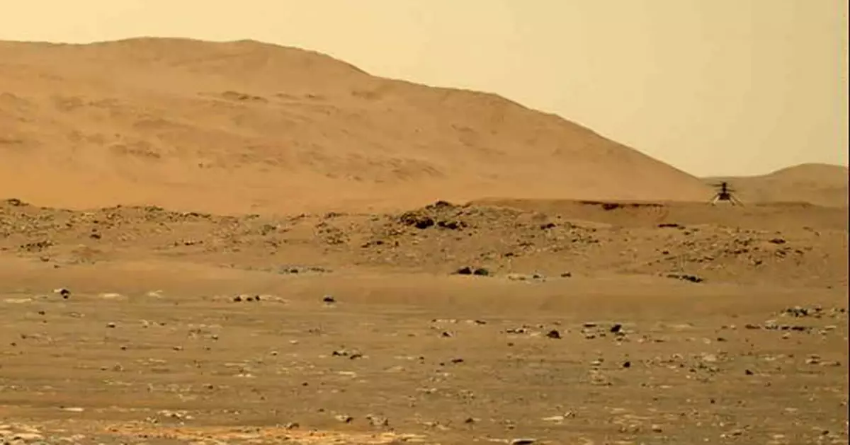 NASA Mars helicopter heard humming through thin Martian air