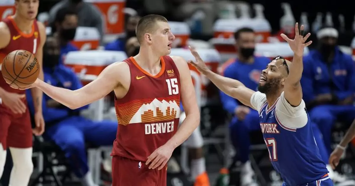 Nikola Jokic, Nuggets start fast, cool off Knicks