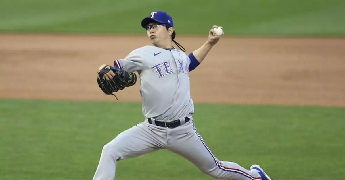 Yang makes first start in majors; Rangers beat Twins 3-1
