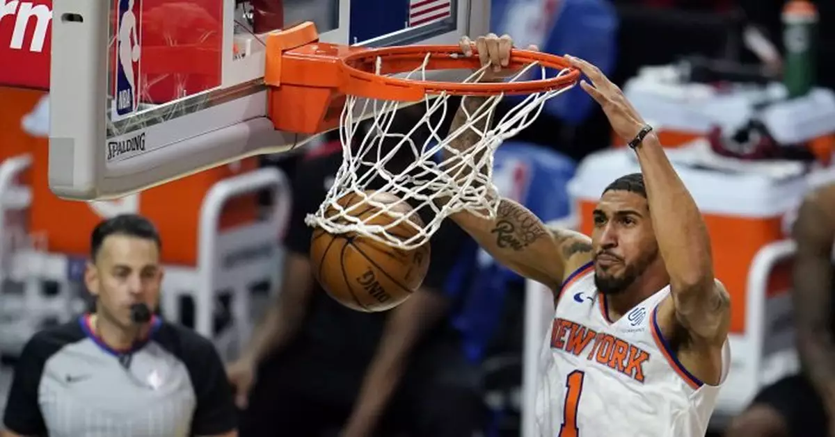 Knicks beat Clippers 106-100 to snap 8-game Staples skid