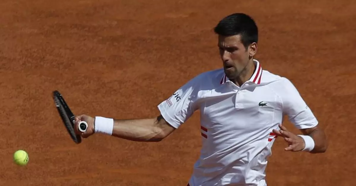 Novak Djokovic enjoys himself with fans back at Italian Open