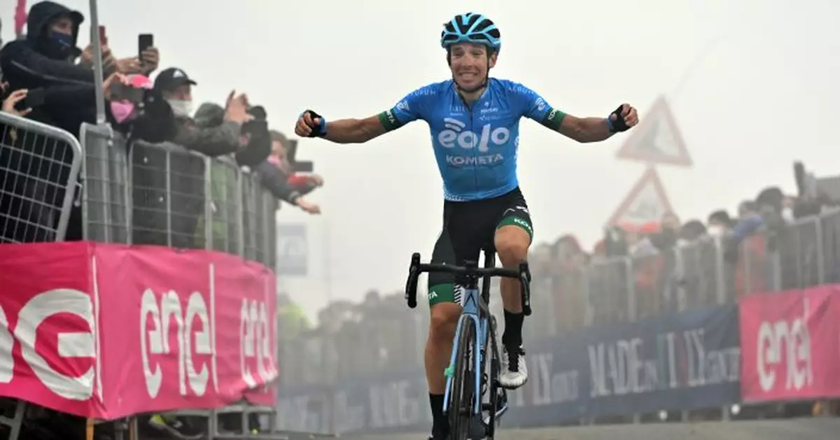 Fortunato wins atop Zoncolan, Bernal extends Giro lead