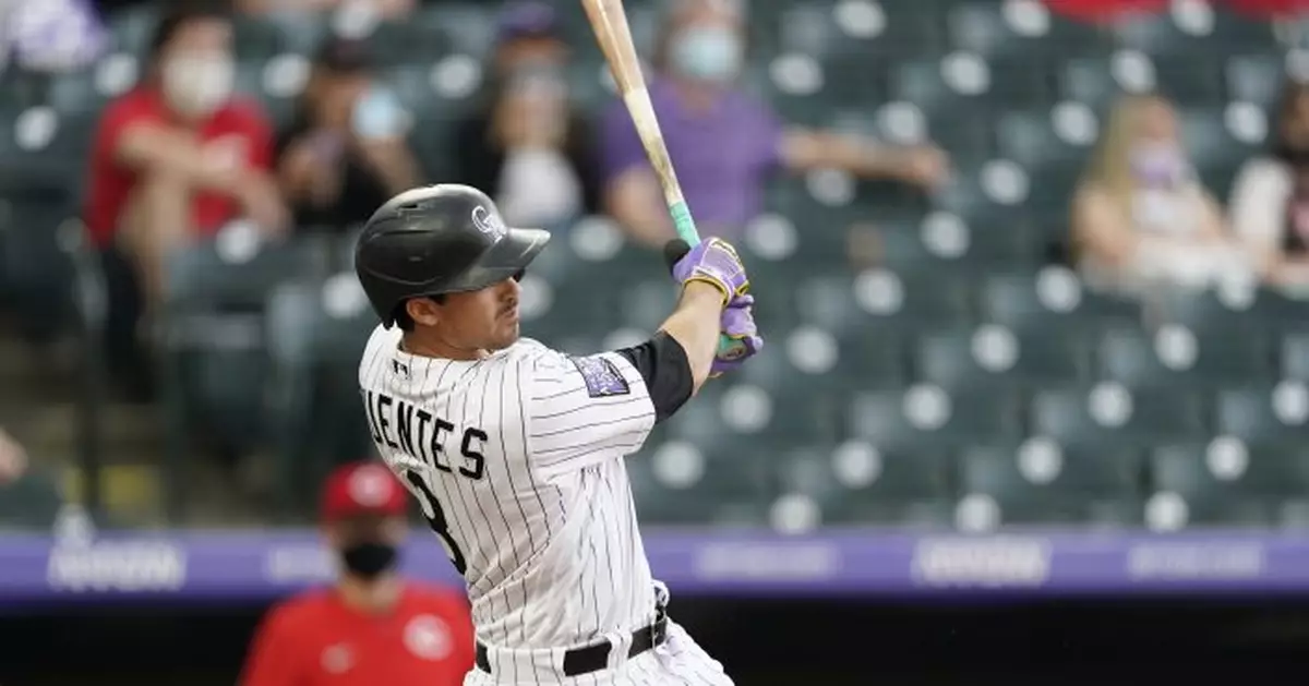 Fuentes, Gonzalez shine as Rockies hold off Reds 13-8