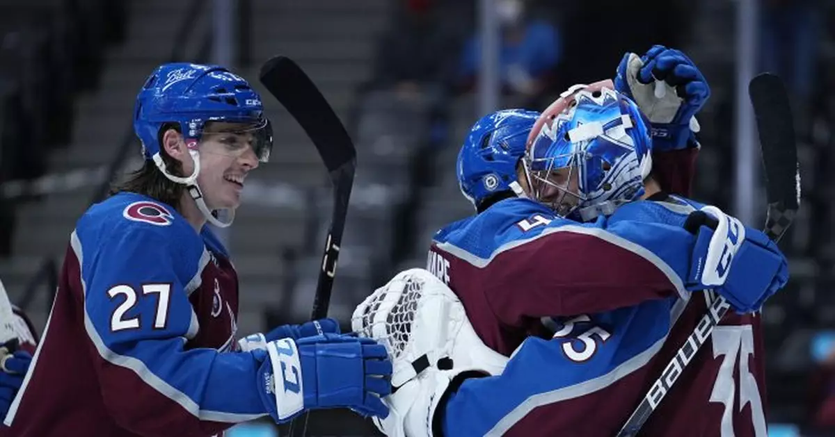 Avalanche beat Kings 5-1 to take No. 1 seed in NHL playoffs