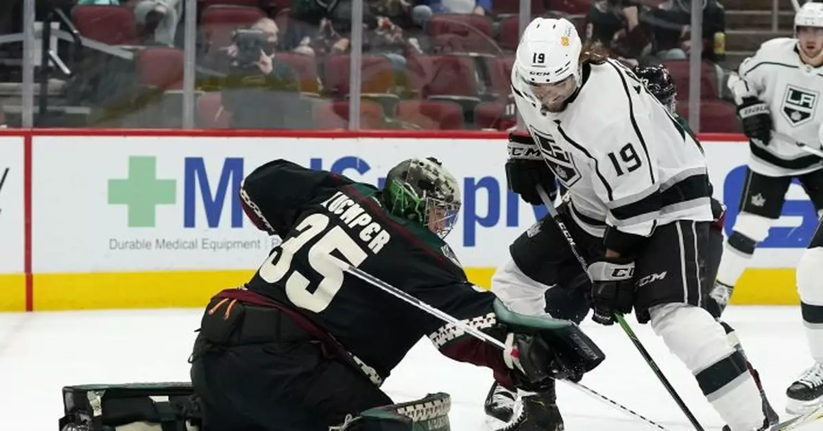 Kopitar reaches 999 career points, Kings beat Coyotes 3-2