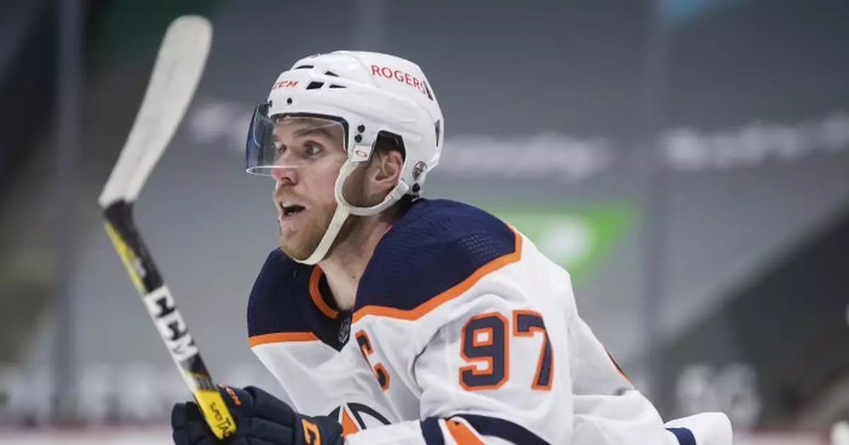 McDavid focused on playoffs, not 100 points in 56 games