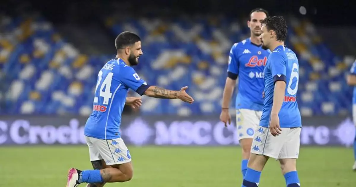 Napoli bolsters CL chances with 5-1 rout of Udinese