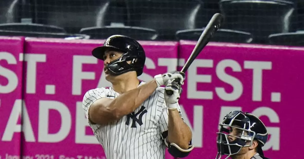 Red-hot Stanton powers Yankees past Astros again, 6-3