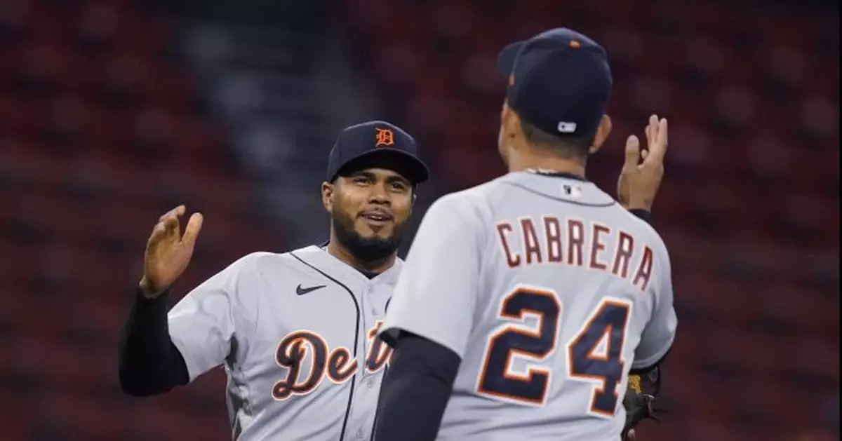 Candelario homers as Tigers beat Red Sox 6-5 in 10 innings