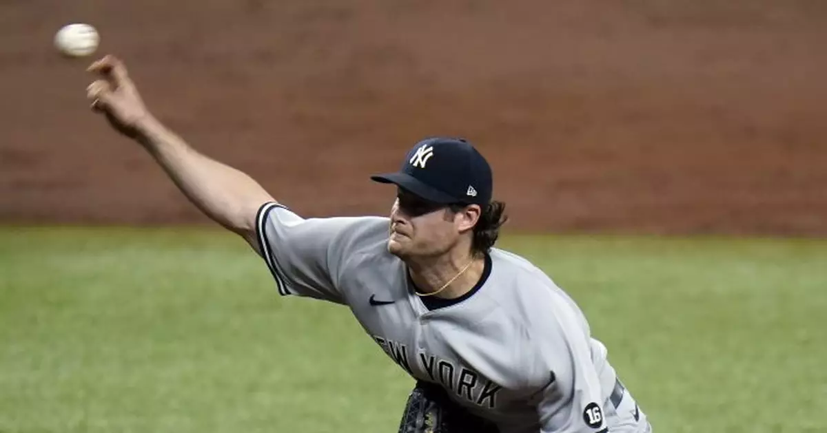 Cole strikes out 12 in eight innings, Yankees beat Rays 1-0
