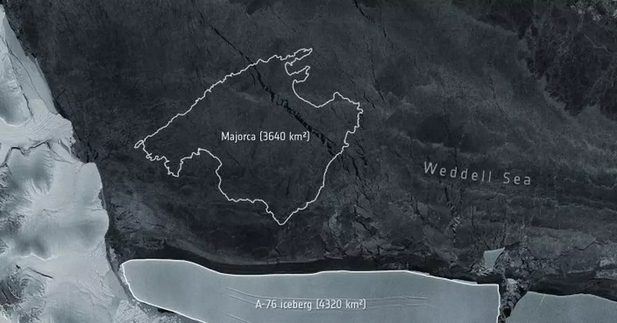 Vast Antarctic iceberg could drift through ocean for years