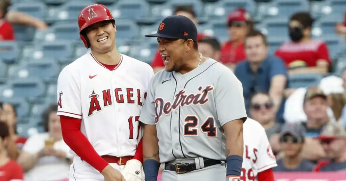 Ohtani, backed by Ward&#039;s slam, leads Angels past Tigers 7-5