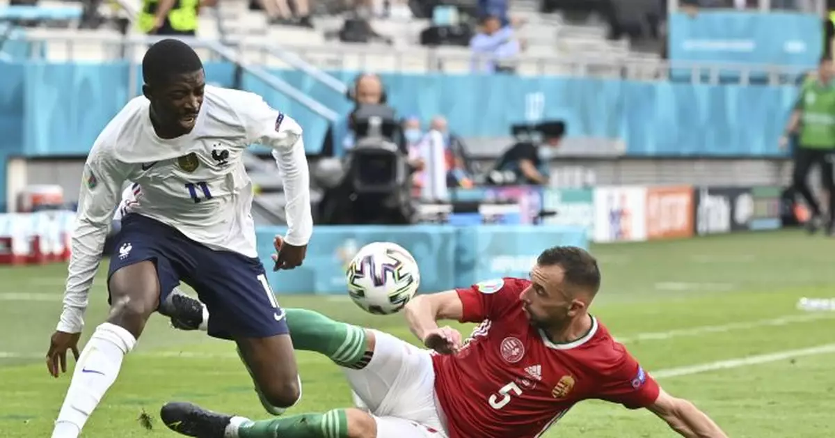 France forward Dembélé out of Euro 2020 with knee injury