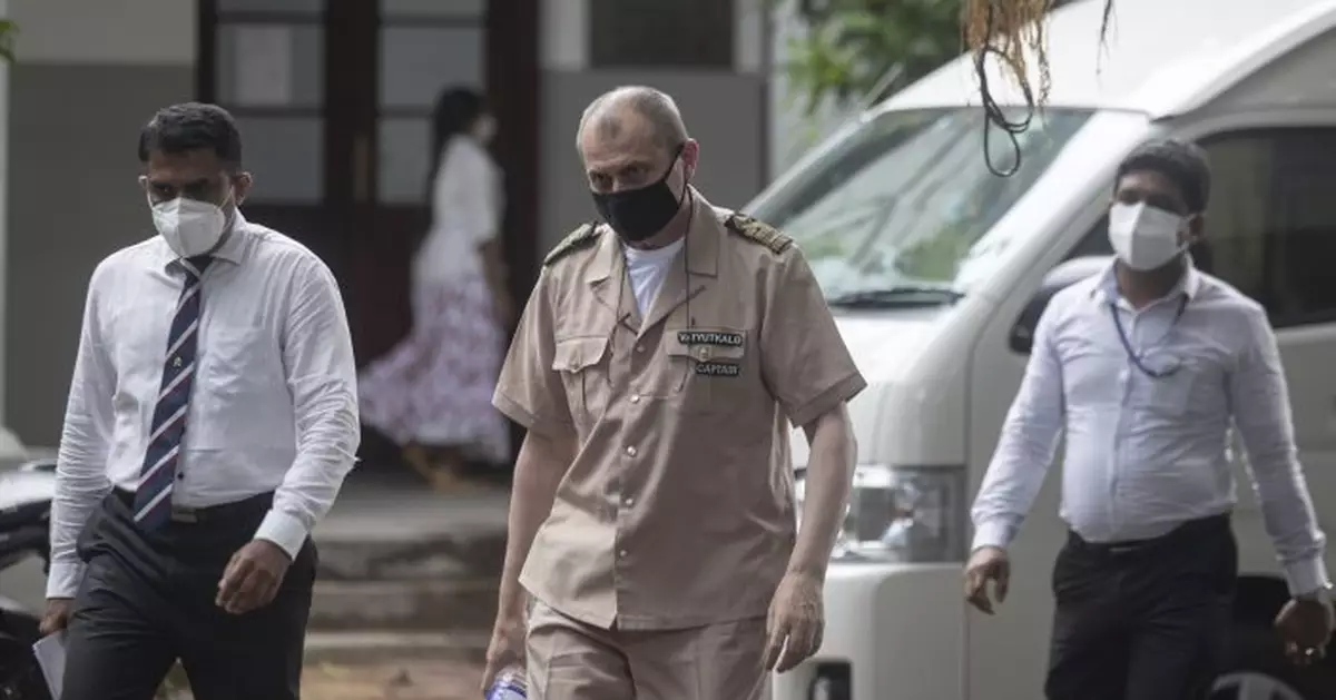 Sri Lankan court grants bail to captain of fire-ravaged ship