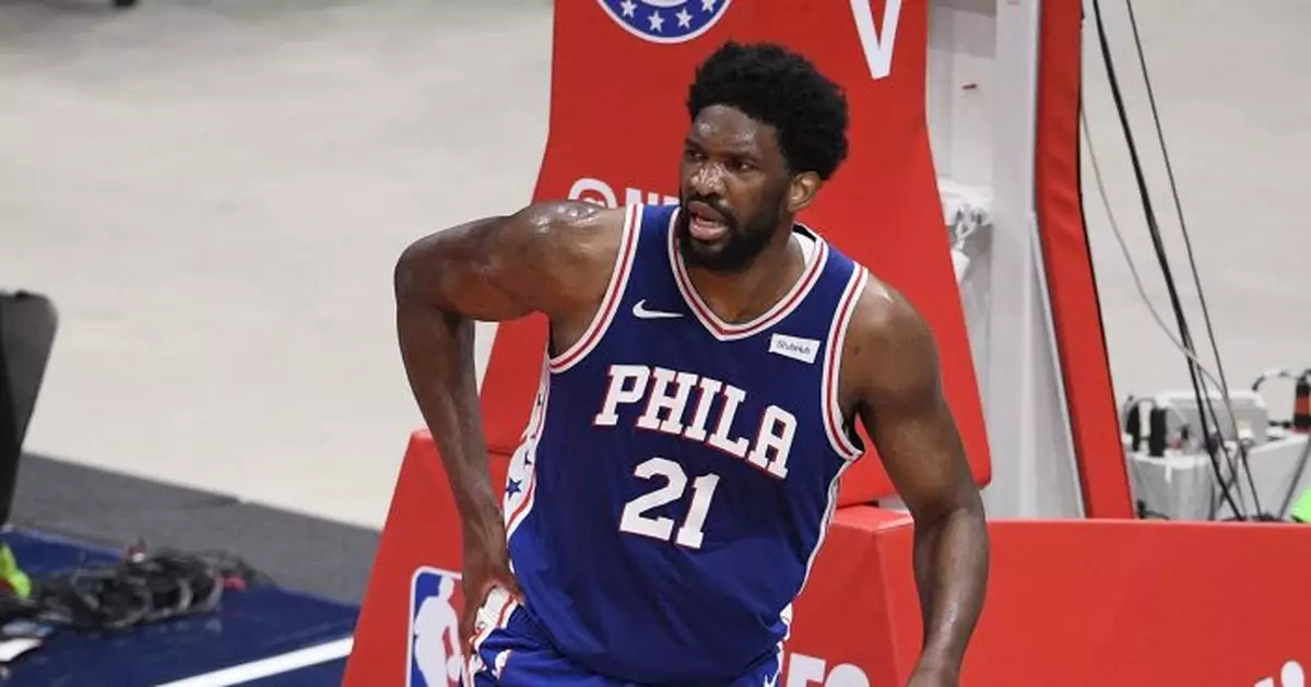 AP source: Embiid doubtful for Game 5 with knee injury