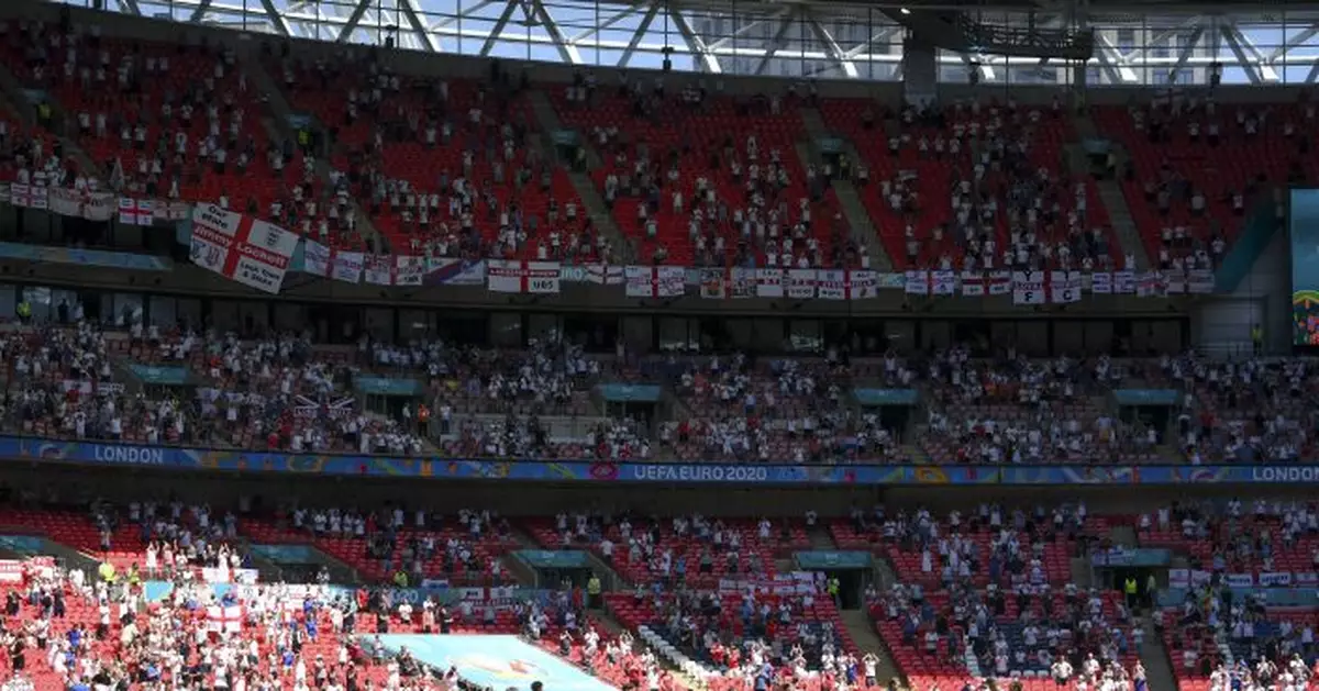 Fan at Euro 2020 in serious condition after fall at Wembley