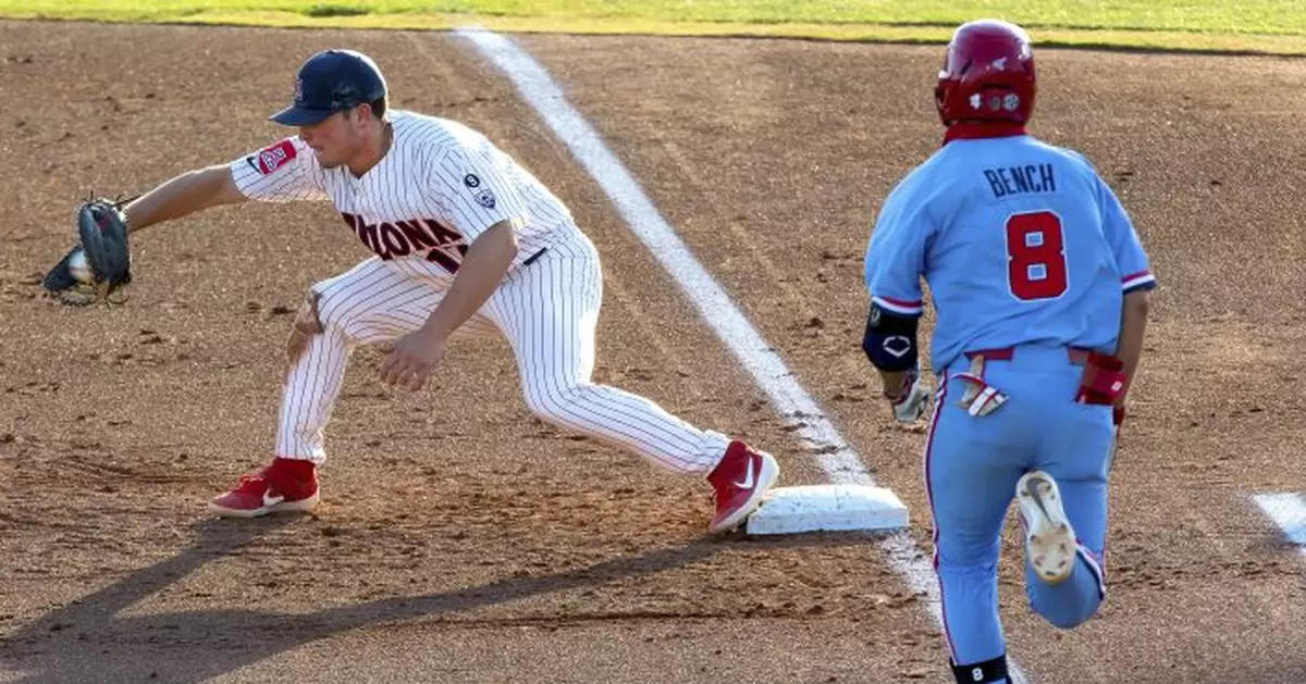 Arizona punches CWS ticket with 16-3 romp over Mississippi