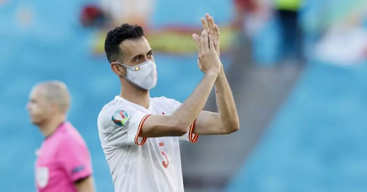 Busquets proves key as Spain gets back on track at Euro 2020