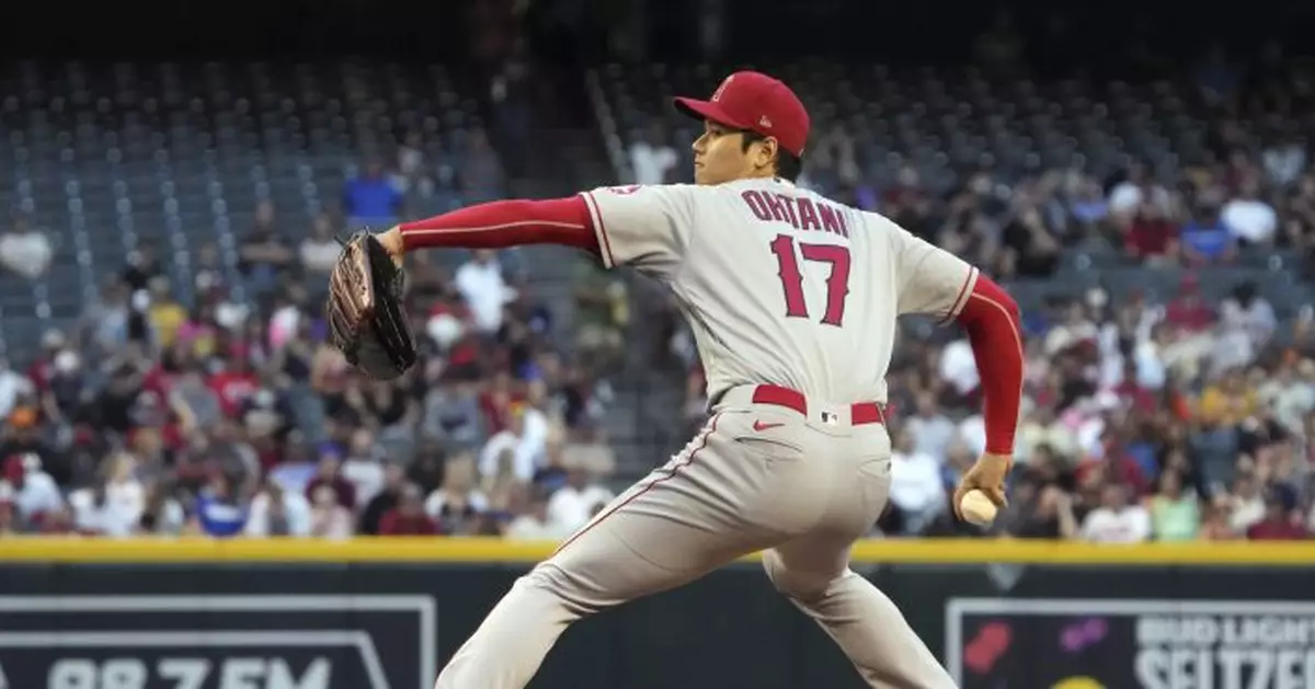 Ohtani delivers on mound, at plate as Angels top D-backs 6-5