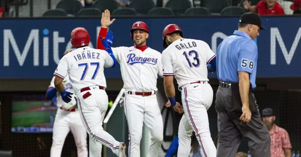 Rangers end 6-game skid with 8-3 win over Elvis and the A&#039;s