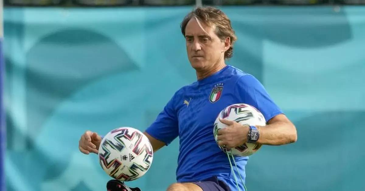 The Latest: Italy nears perfect group stage at Euro 2020