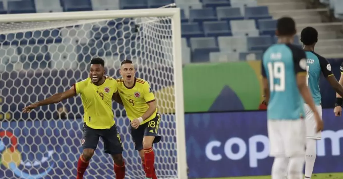 Choreographed move gives Colombia 1-0 win at Copa America