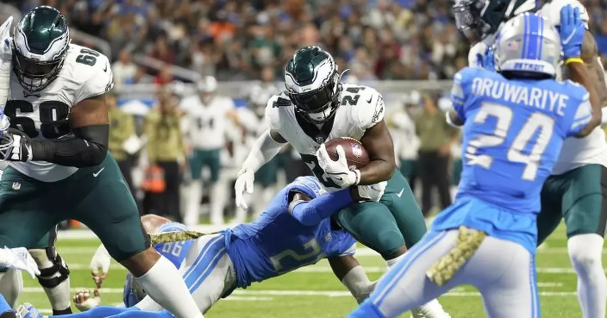 Running the ball is a winning formula for the Eagles