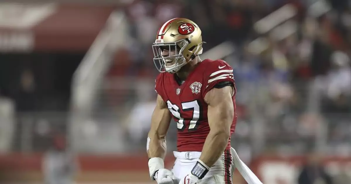 Bosa is back at rookie level, leading 49ers&#039; defense