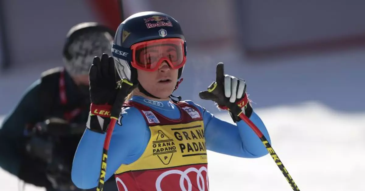 Goggia and Johnson go 1-2 in World Cup downhill for 3rd time