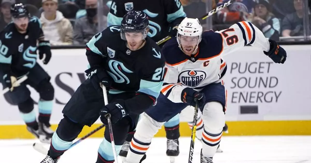 Kraken take early lead, hold off Oilers for 4-3 victory