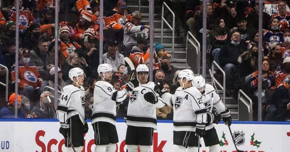 Kempe&#039;s two goals help put Kings over Oilers, 5-1