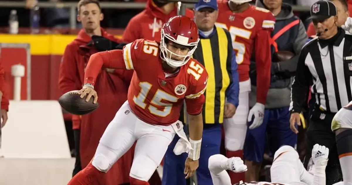 Chiefs keep AFC West lead with 22-9 victory over Broncos
