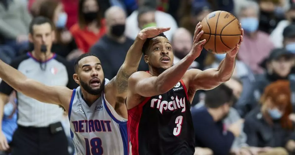 Trail Blazers snap 3-game skid with 110-92 win over Detroit