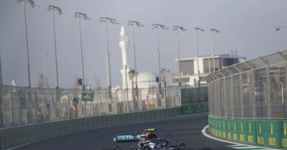 F1 champion Hamilton leads 1st practice for Saudi Arabian GP
