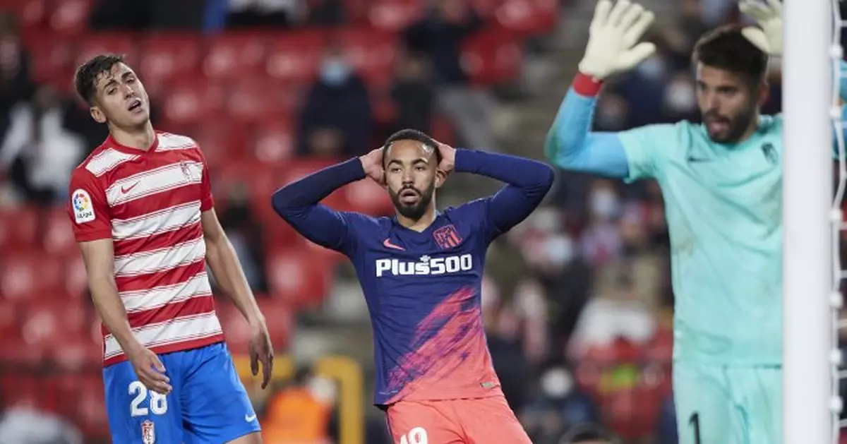 Atlético slumps to 4th straight loss at Granada