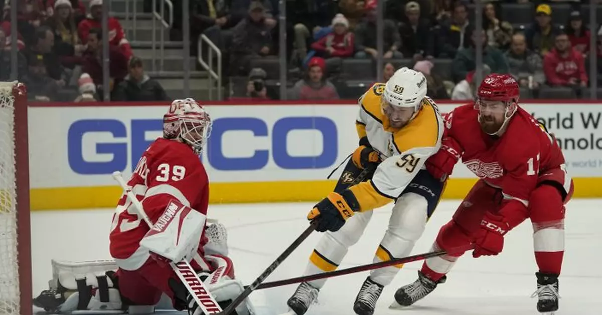 Josi&#039;s highlight goal spurs Preds over Red Wings 5-2