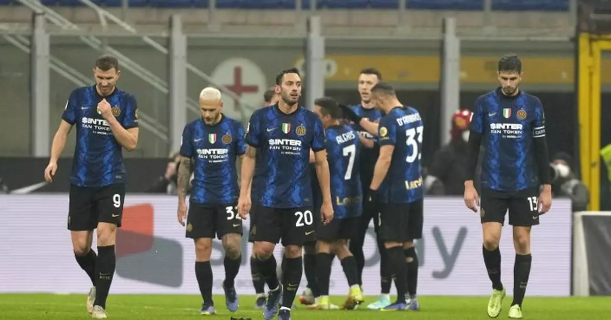 Inter survives scare to overcome Empoli 3-2 in Italian Cup