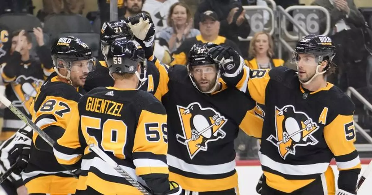 Third-period surge helps Penguins past Coyotes, 6-3