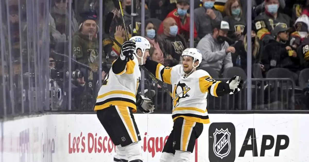 Penguins score 5 unanswered goals to rally past Vegas 5-3