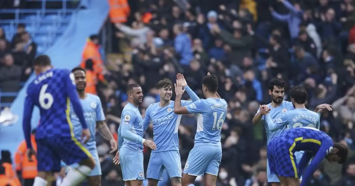 City opens up 13-point lead in EPL with 1-0 win over Chelsea